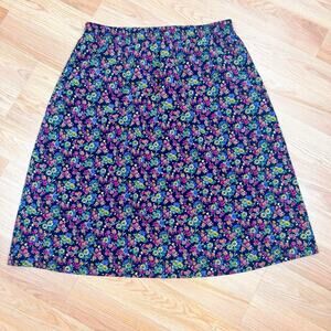 Women's Vintage Skirt Blue Floral TOG Shop Size 16